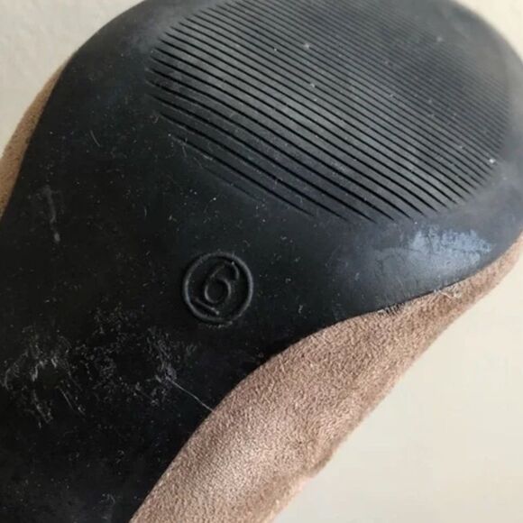 Revamped Suede Tie Up Ankle Chunky Heeled Booties Boots Heels Tan Brown - Picture 14 of 15